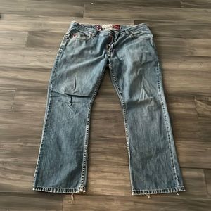 Quicksilver jeans vintage ..34 by 30.. worn… $25..